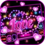 Logo of Love Neon Lights Theme android Application 