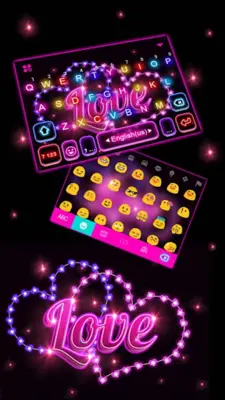 Love Neon Lights Theme android App screenshot 3