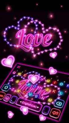 Love Neon Lights Theme android App screenshot 4